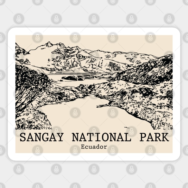 Sangay National Park - Ecuador Magnet by Lakeric